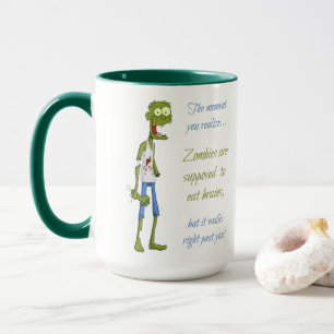 No Brains for Zombie Mug