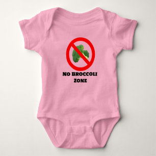 No Broccoli Baby Bodysuit