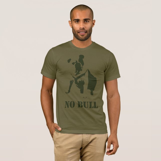 No Bull Bulldog T-Shirt (Front Full)