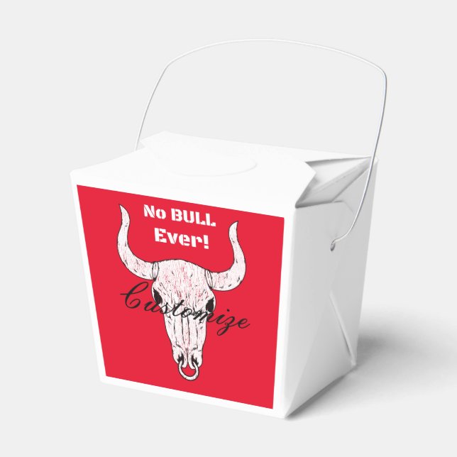 No Bull Ever Thunder_Cove Favour Box (Front Side)
