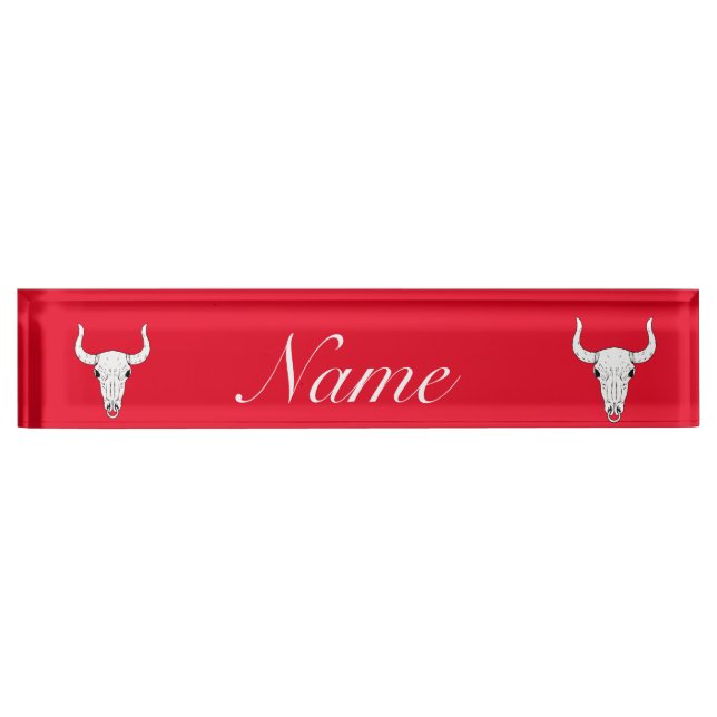 No Bull Ever Thunder_Cove Nameplate (Front)