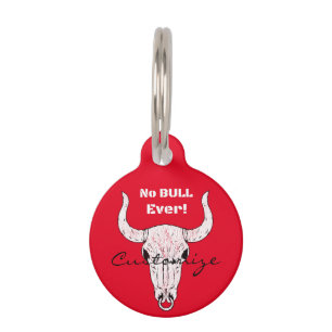 No Bull Ever Thunder_Cove Pet Tag