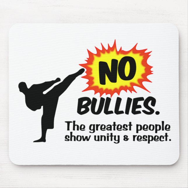 No Bullies mousepad (Front)