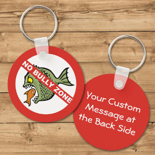 No Bully Zone Keychain
