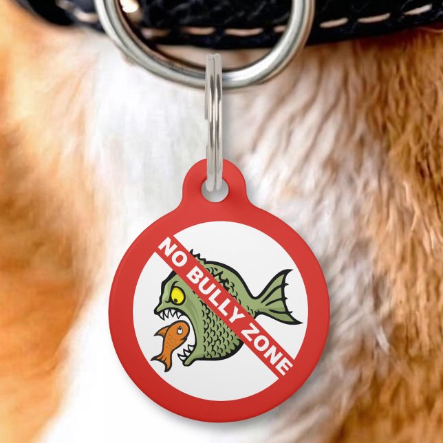 No Bully Zone Pet Name Tag (Creator Uploaded)