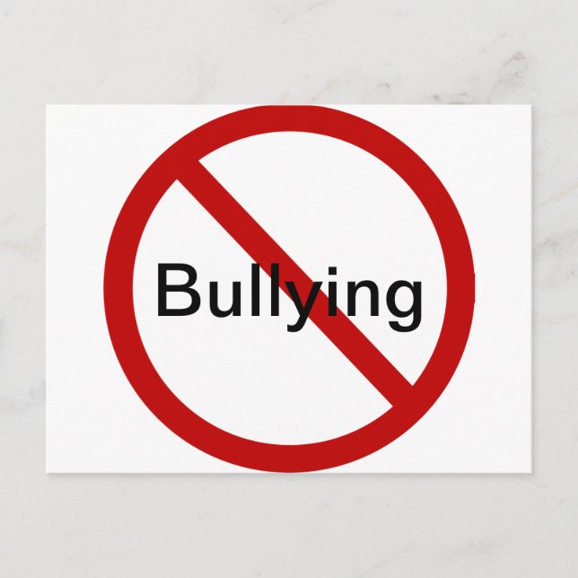 No Bullying Postcard (Front)
