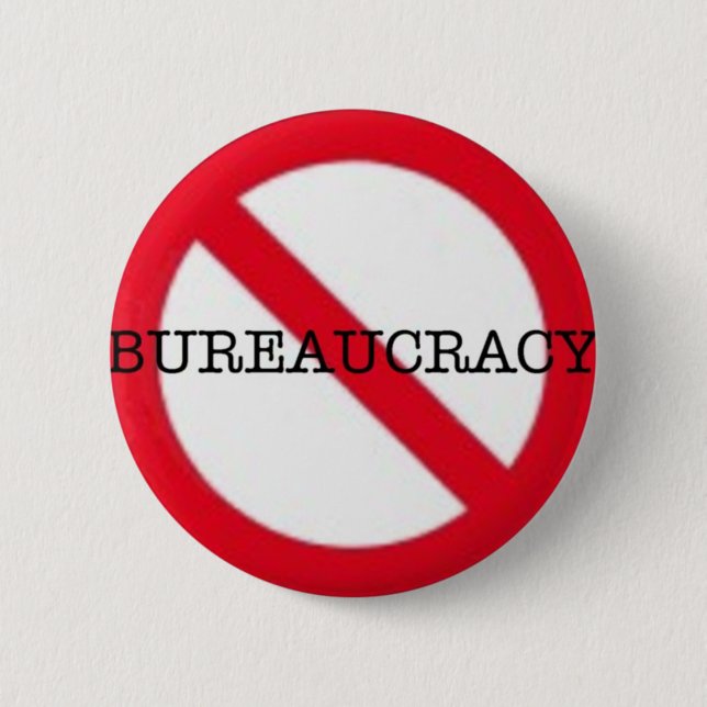 No Bureaucracy button (Front)