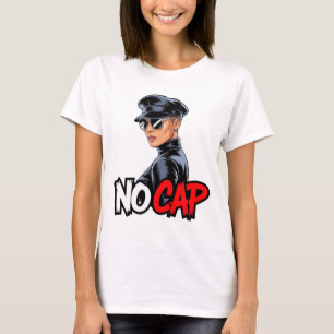 No Cap Bold Streetwear T-Shirt
