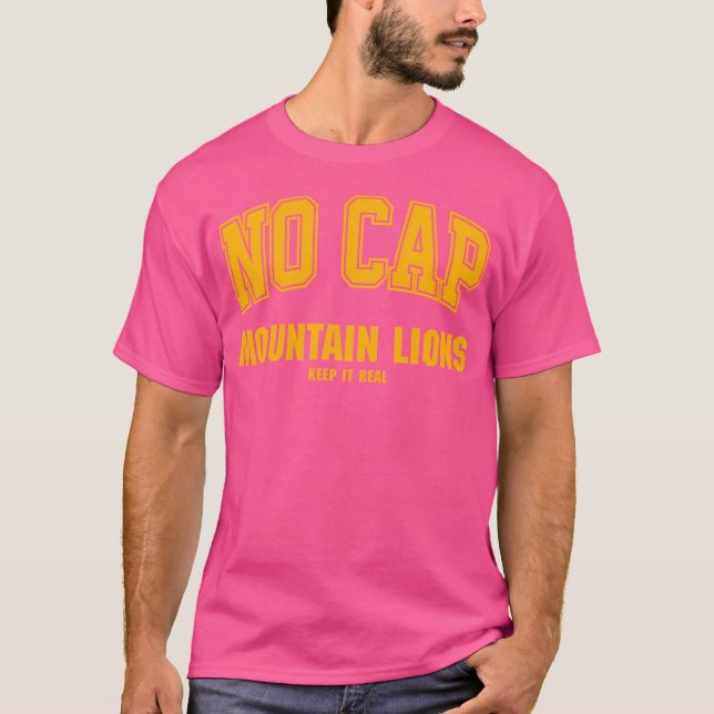 No Cap Keepin' It Real T-Shirt (Front)