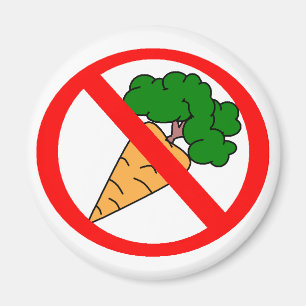 No Carrots! Magnet