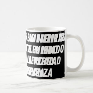 No Cedas Ante Las Mentiras (white) Coffee Mug