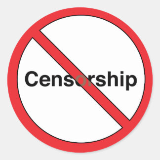 No Censorship Sticker