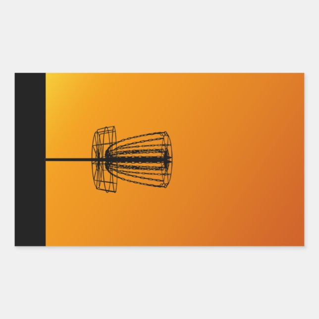 No Chain, No Gain Rectangular Sticker (Front)