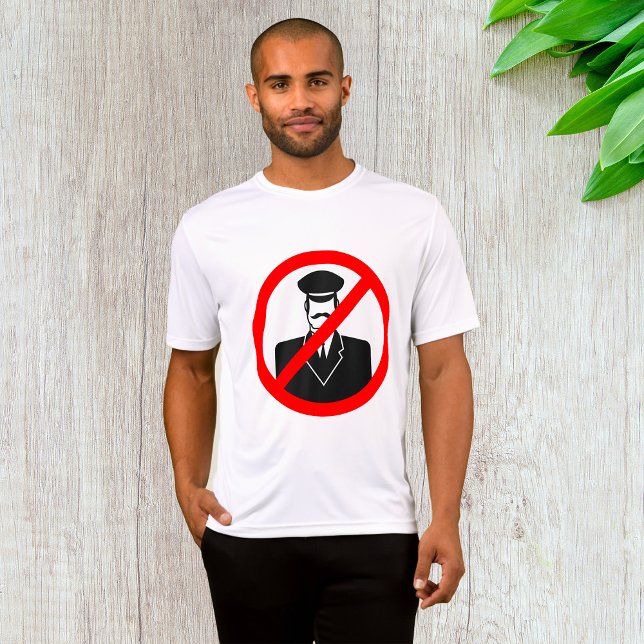 No Chauffeur Allowed Symbol Funny Warning T-Shirt (Creator Uploaded)