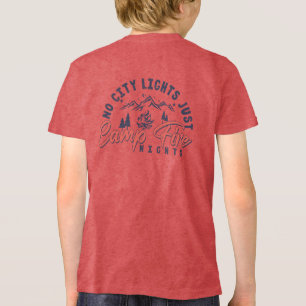 No City Lights, Just Campfire Nights Tri-Blend Shirt