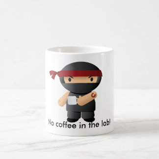 No coffee in the lab, Giga ninja! Mug