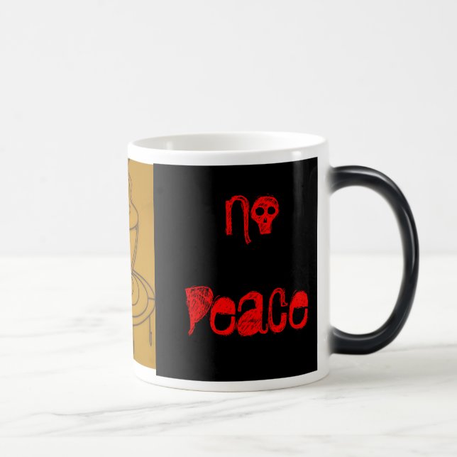 No Coffee No Peace Magic Mug (Right)
