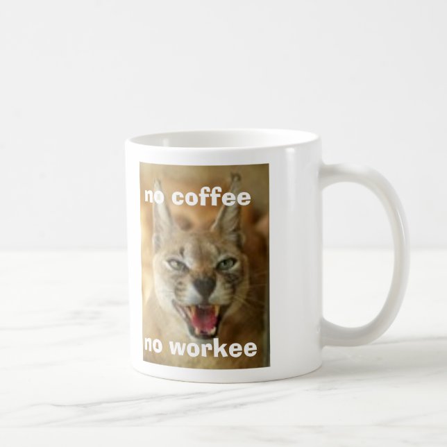 No Coffee No Workee Mug (Right)