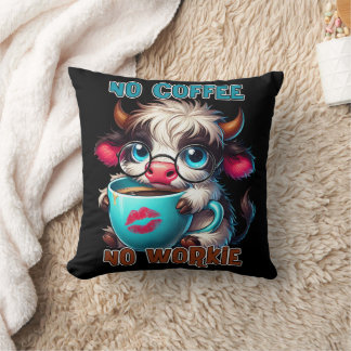 No Coffee No Workie Cushion