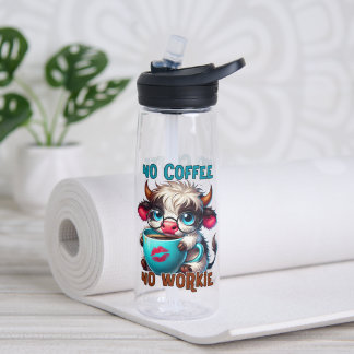 No Coffee No Workie Water Bottle
