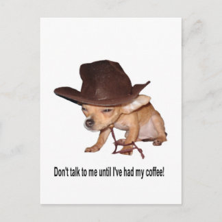 No Coffee Postcard