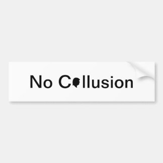No Collusion Bumper Sticker