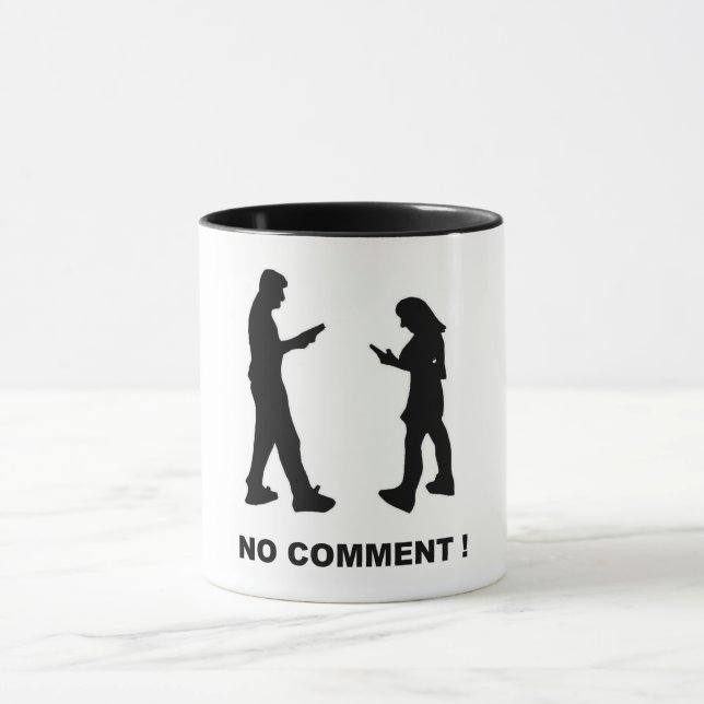 No Comment Mug (Center)