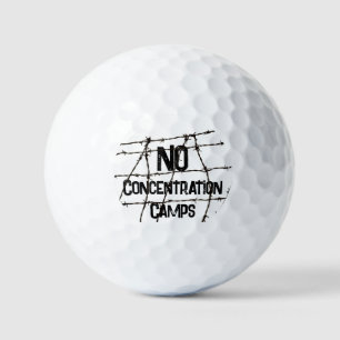 No Concentration Camps Golf Balls