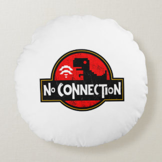 no connection creative design round cushion