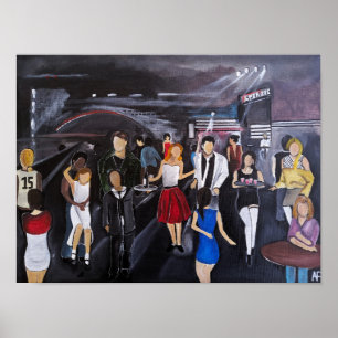 No Control Painting by Alfred Fox Poster