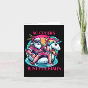 No Cookies Just Tails Funny Christmas In July Summ Card