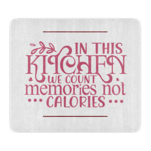 No Counting Calories Cutting Board