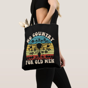 No Country For Old Man Uterus Tote Bag
