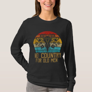 No Country For Old Men Uterus Feminist Women Right T-Shirt