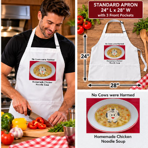 No Cows Homemade Chicken Noodle Soup Standard Apron