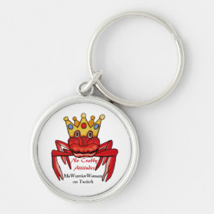 No Crabby Attitude, MeWarriorWoman on Twitch Key Ring