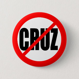 "NO CRUZ" 2.25-inch 6 Cm Round Badge
