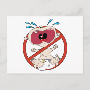 No Cry Babies Postcard