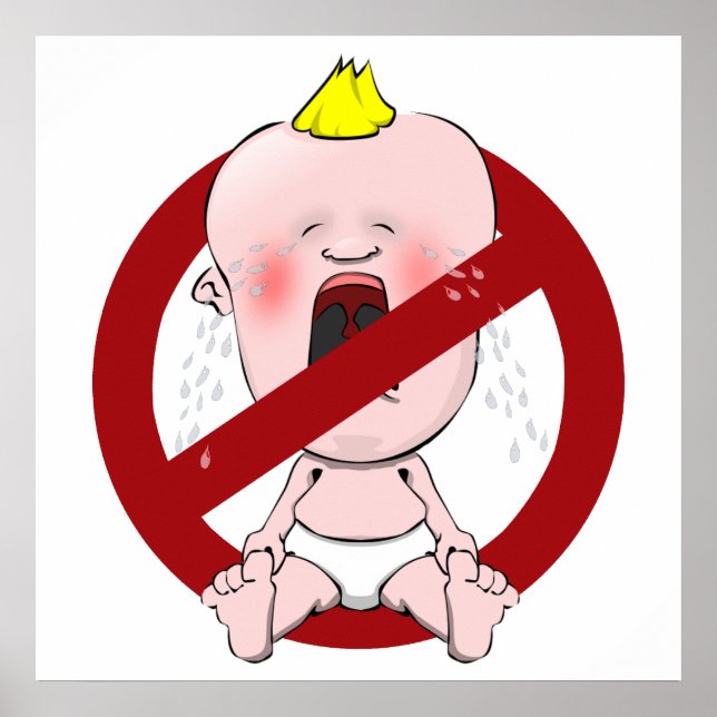 NO CRY BABIES POSTER (Front)