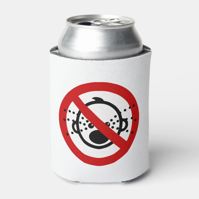 NO Cry Babies ⚠ Thai Airport Sign ⚠ Can Cooler (Can Front)