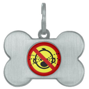 NO Cry Babies ⚠ Thai Airport Sign ⚠ Pet Name Tag