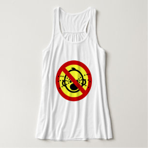 NO Cry Babies ⚠ Thai Airport Sign ⚠ Singlet