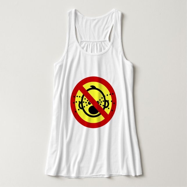 NO Cry Babies ⚠ Thai Airport Sign ⚠ Singlet (Design Front)