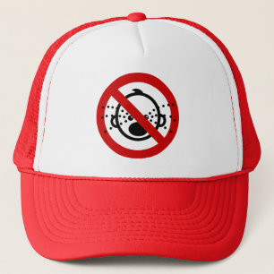 NO Cry Thai Airport Sign ⚠ Trucker Hat