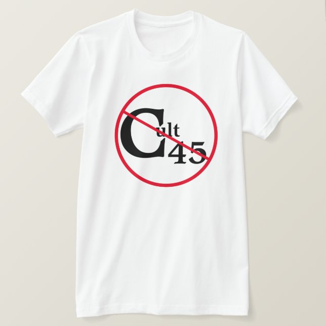 No Cult 45 T-Shirt (Design Front)