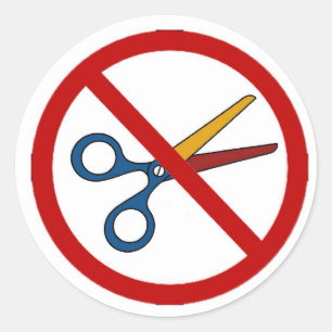 No Cuts @ KU Stickers