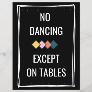 No Dancing Except on the Tables