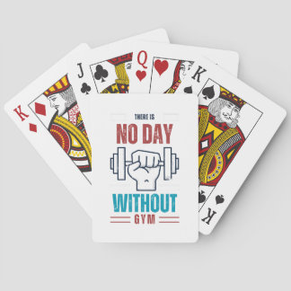 No day without Gym Playing Cards