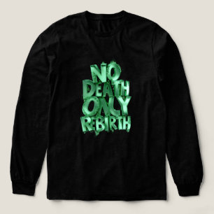 No Death Only Rebirth BELLA+CANVAS Green Design Tri-Blend Shirt