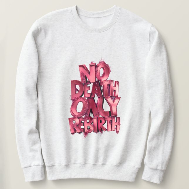 No Death Only Rebirth MENS BASIC SWEATSHIRT (Design Front)